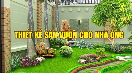 Thiết kế sân vườn cho nhà ống